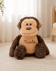 Peluche "Singe" 42cm avec prénom brodé