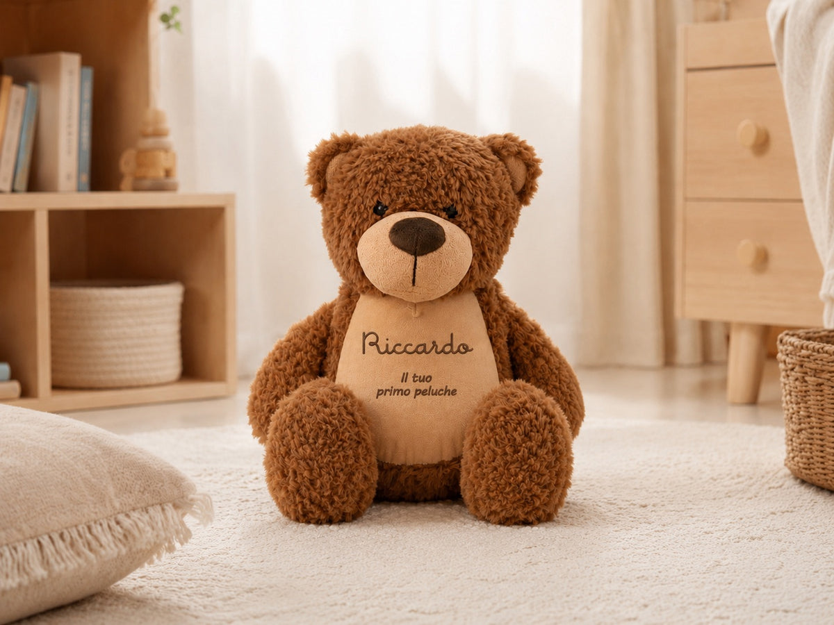 Peluche Orsetto Brown 42cm con Nome ricamato