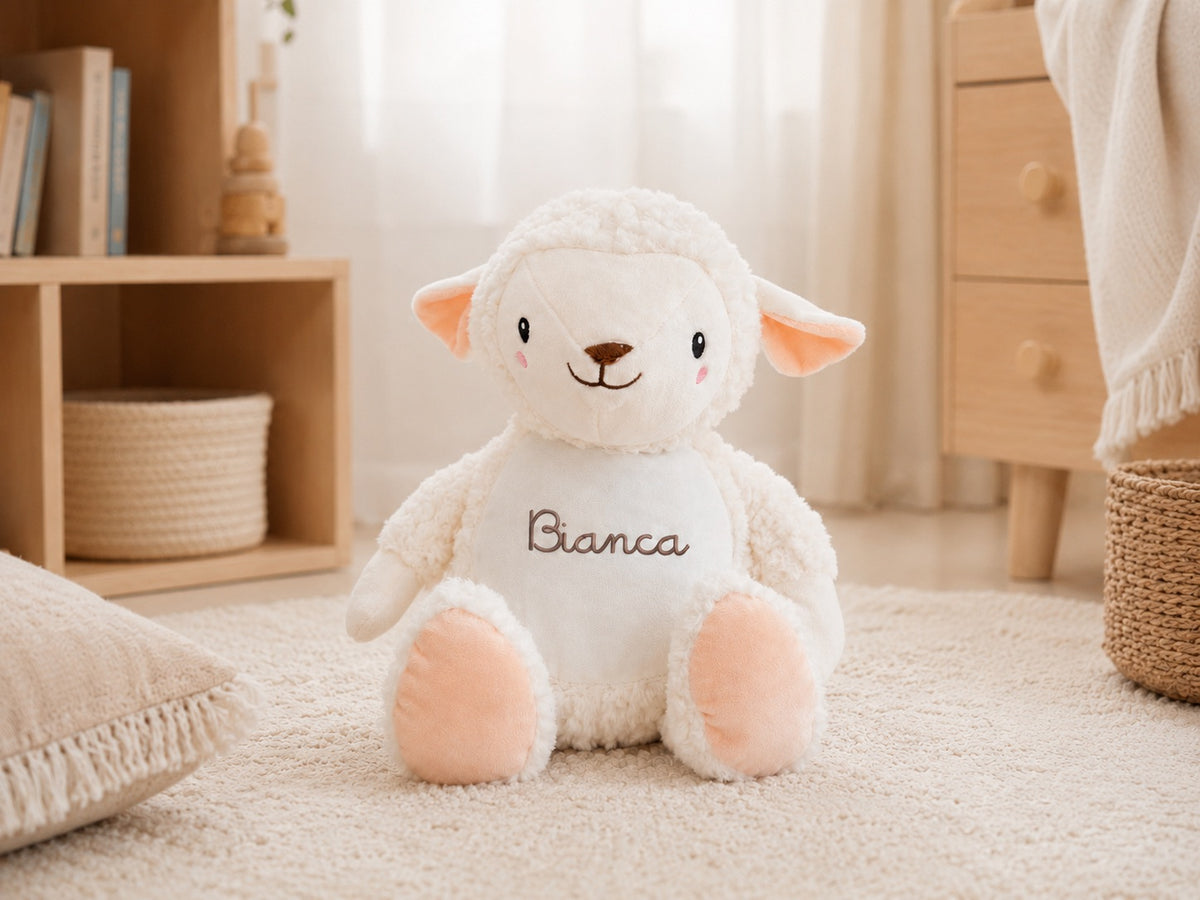 Peluche "Éléphant" 42cm avec prénom brodé