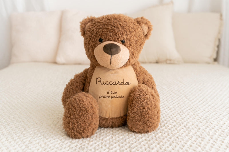 Peluche "Bear" Brown 42cm con Nome ricamato