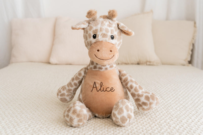 Peluche Giraffa 42cm con Nome ricamato