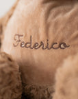 Peluche "Bear" Beige 42cm con Nome ricamato