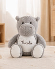 Peluche "Hippo" 42cm con Nome ricamato