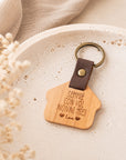 Portachiavi in Legno personalizzato