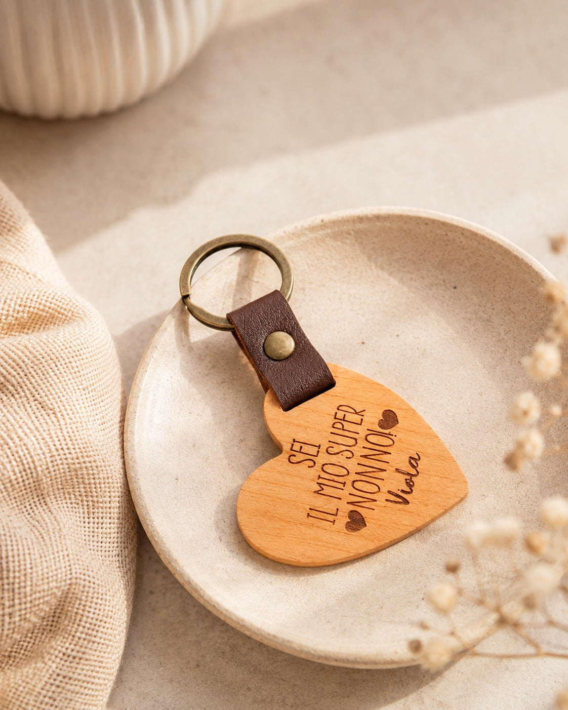Portachiavi in Legno personalizzato