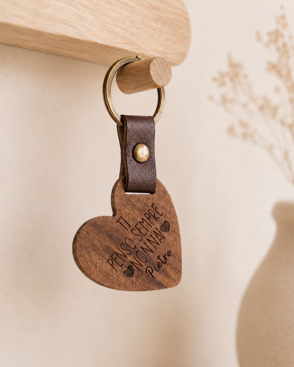 Portachiavi in Legno personalizzato