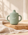 Coffret nourriture bébé Olive avec bavoir personnalisé