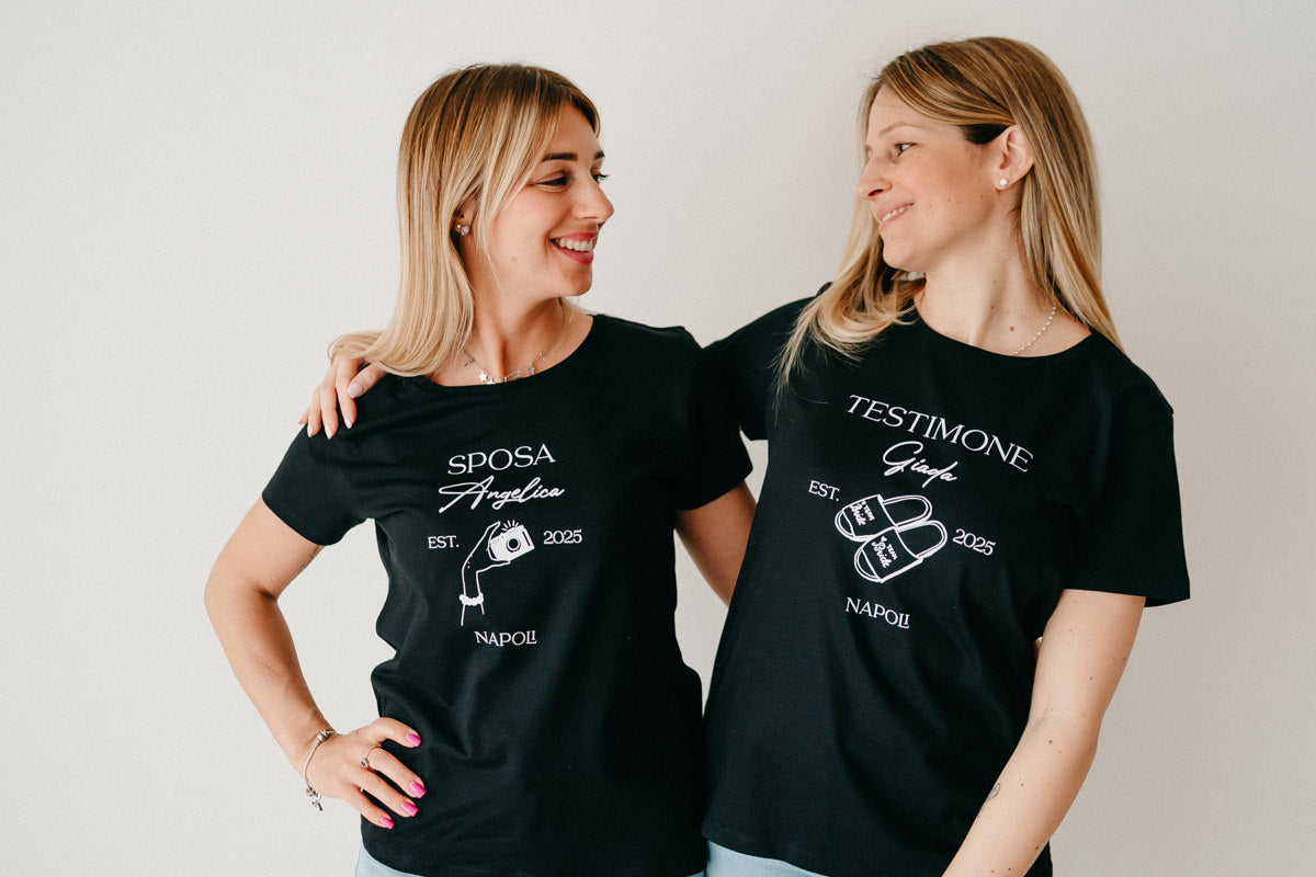 Addio Nubilato Maglietta Testimone Della Sposa T-shirt Addio