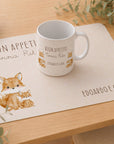 Set Tovaglietta + Tazza con Dedica Personalizzata