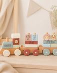 Trenino Legno Zoo Sage Personalizzato