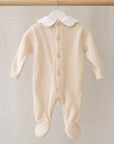 Tutina in 100% Filo di Cotone Beige