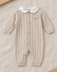 Tutina Misto Lana Treccia Beige