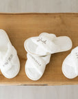 Pantofole sposa e damigelle personalizzate