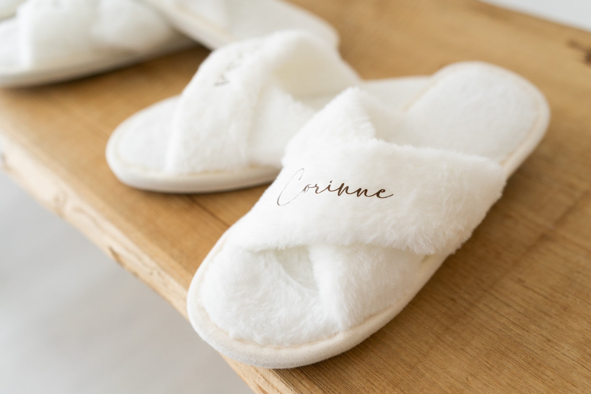 Pantofole sposa e damigelle personalizzate
