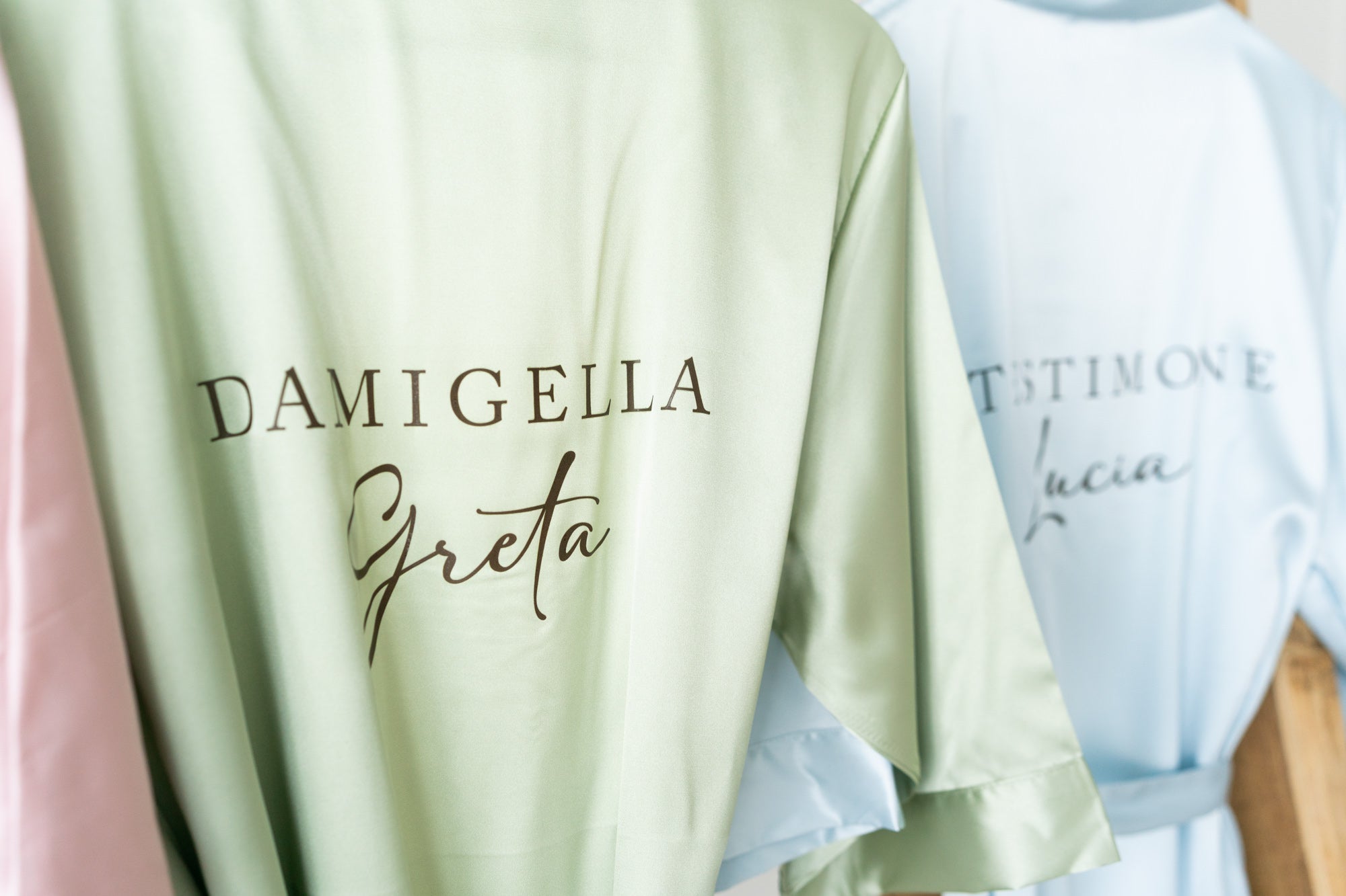 Vestaglia Personalizzata per Sposa e Damigelle