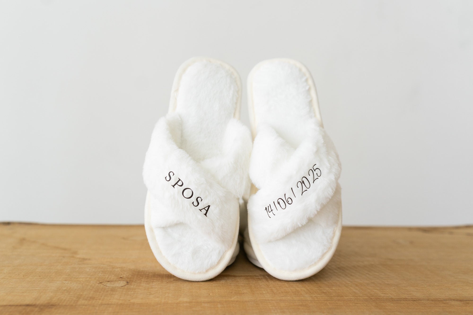Pantofole sposa e damigelle personalizzate