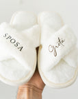 Pantofole sposa e damigelle personalizzate