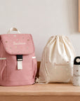 Set Piccole Scoperte Zainetto + Sacca + Borraccia personalizzati