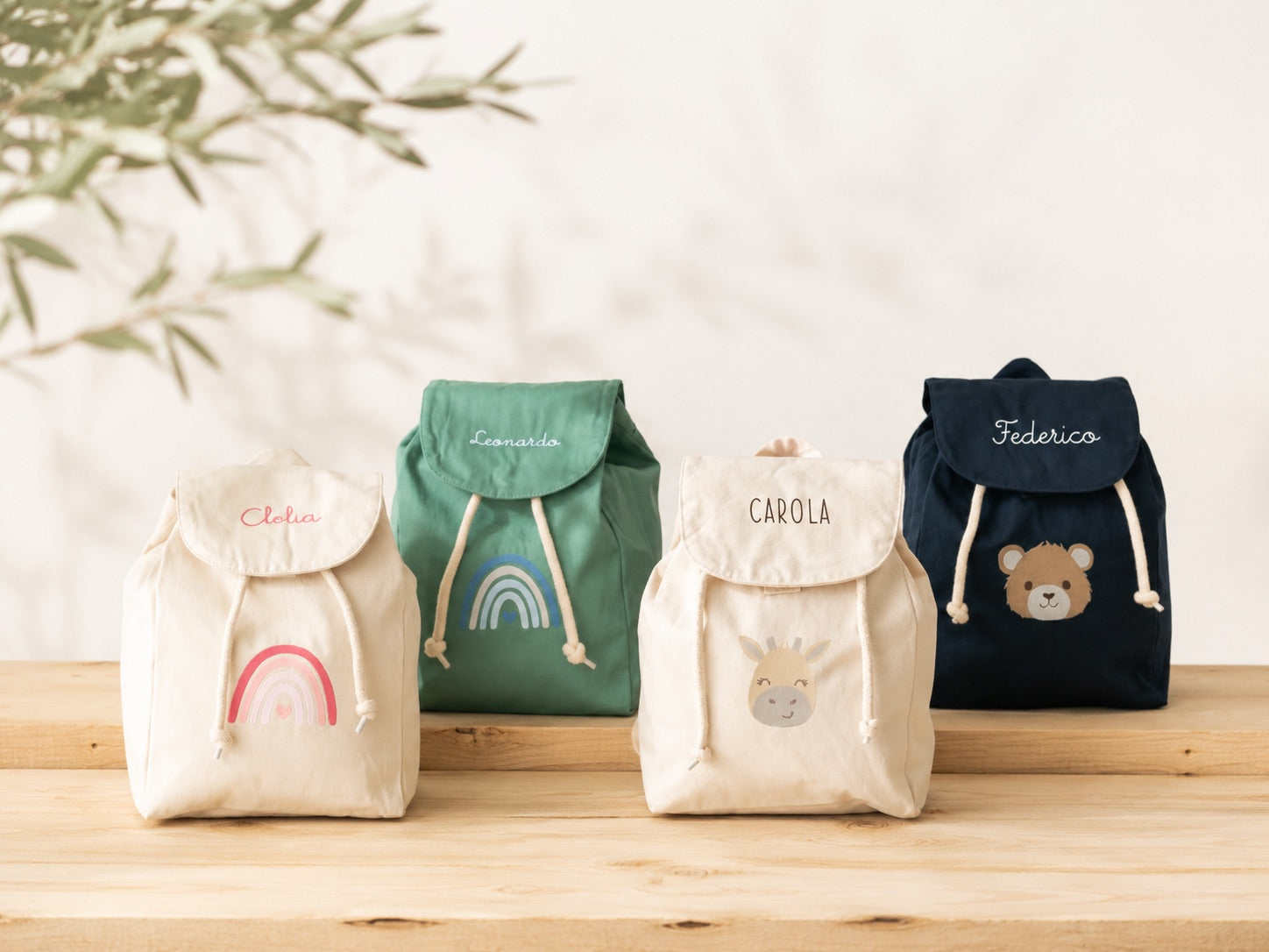 Zaino Bambino con Ricamo Personalizzato